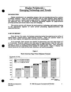 0001443 DISPLAY PERIPHERALS - EMERGING TECHNOLOGY AND TRENDS 1988