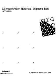 MICROCONTROLLER MARKET ANALYSIS 1975-1989