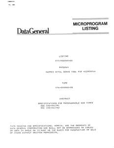 077-000040-00 MAPPED-OCTAL-DEBUG-TOOL-FOR-MICRO-NOVA