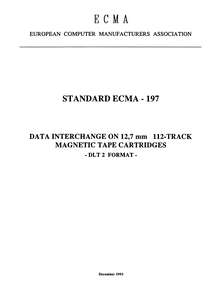 ECMA-197 DLT2 DEC93