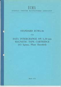 ECMA-46 1ST EDITION MARCH 1976