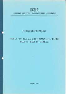 ECMA-68 1ST EDITION JANUARY 1981