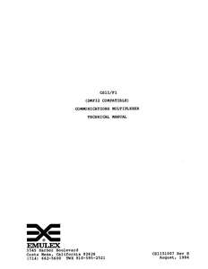 CS1151007-B CS11F1 AUG84