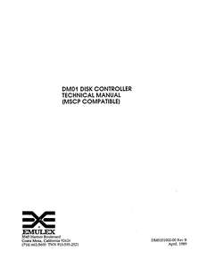 DM0151002-B DM01TECH APR89