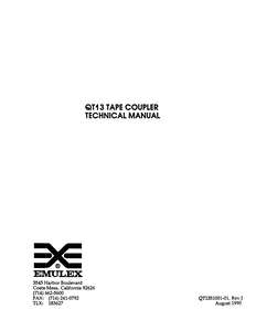 QT1351001-J QT13 AUG90