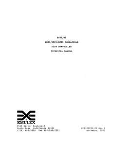 SC0351001-00E SC03-B1 RM03 RM05 RM80 TECH MAN 198711