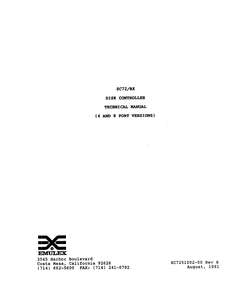 SC7251002-K SC72TECH AUG91