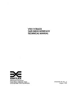 VT0151001-A VT01TECH AUG88