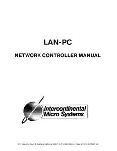 LAN-PC CTLRMAN AUG84