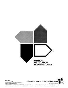 BFC5001 PHYSICALINSTALLATIONPLANNINGGUIDE 1976