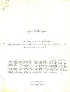 50-0018-001 RC TERAK VARIABLE DISK QB-QX FORMATTING PROCEDURES