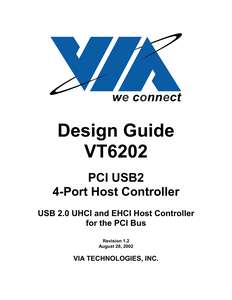 VT6202 PCI USB 2.0 PORT CONTROLLER DESIGN GUIDE 200208