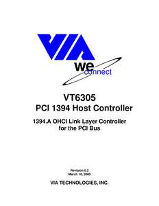 VT6305 PCI 1394 HOST CONTROLLER 200003