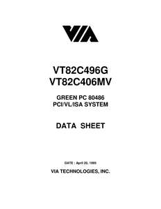 VT82C496G VT82C406MV 199504