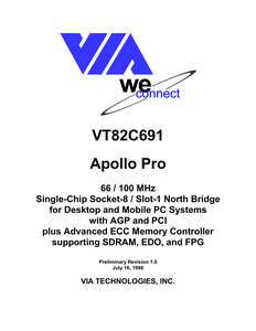 VT82C691 APOLLO PRO 199807