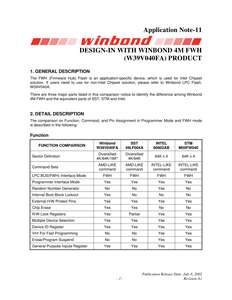 W39V040FA AN-11 200207