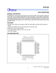 W83768 IO COUPLER 199410