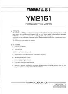 YM2151 199112