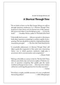 A SHORTCUT THROUGH TIME - GEORGE JOHNSON