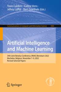 ARTIFICIAL INTELLIGENCE AND MACHINE LEARNING - TOON CALDERS