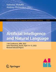 ARTIFICIAL INTELLIGENCE AND NATURAL LANGUAGE - VALENTIN MALYKH