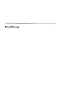 BOOLEAN REASONING - FRANK MARKHAM BROWN
