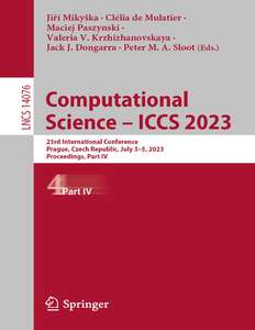 COMPUTATIONAL SCIENCE - ICCS 2023 - JIRI MIKYSKA