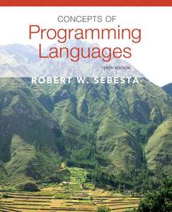 CONCEPTS OF PROGRAMMING LANGUAGES 7TH EDITION - ROBERT W SEBESTA