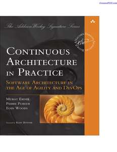 CONTINUOUS ARCHITECTURE IN PRACTICE - MURAT ERDER