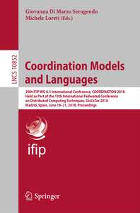 COORDINATION MODELS AND LANGUAGE - GIOVANNA DI MARZO SERUGENDO