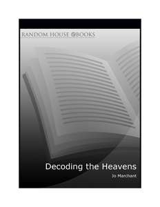 DECODING THE HEAVENS - JO MARCHANT