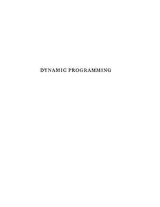 DYNAMIC PROGRAMMING - RICHARD E BELLMAN