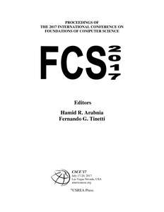 FOUNDATIONS OF COMPUTER SCIENCE - HAMID R ARABNIA