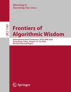 FRONTIERS OF ALGORITHMIC WISDOM - MINMING LI