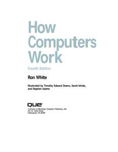 HOW COMPUTERS WORK - RON WHITE