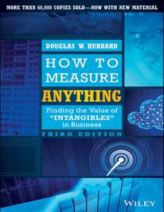 HOW TO MEASURE ANYTHING WORKBOOK - DOUGLAS W HUBBARD