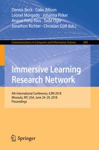 IMMERSIVE LEARNING RESEARCH NETWORK - DENNIS BECK