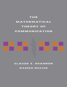 MATHEMATICAL THEORY OF COMMUNICATION - WARREN WEAVER