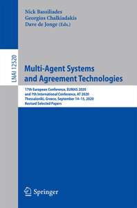 MULTI-AGENT SYSTEMS AGREEMENT TECHNOLOGIES - NICK BASSILIADES