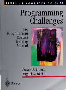 PROGRAMMING CHALLENGES - STEVEN S SKIENA