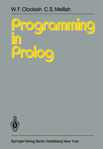 PROGRAMMING IN PROLOG - WILLIAM F CLOCKSIN