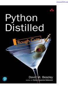 PYTHON DISTILLED - DAVID BEAZLEY
