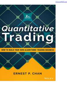 QUANTITATIVE TRADING - ERNEST P CHAN