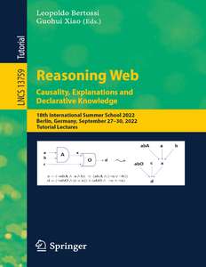 REASONING WEB CAUSALITY EXPLANATIONS AND DECLARATIVE KNOWLEDGE - LEOPOLDO BERTOSSI
