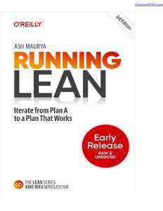 RUNNING LEAN - ASH MAURYA