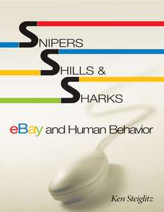 SNIPERS SHILLS AND SHARKS - KEN STEIGLITZ