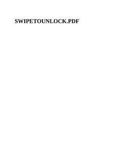SWIPE TO UNLOCK - NEEL MEHTA