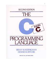 THE C PROGRAMMING LANGUAGE - BRIAN W KERNIGHAN