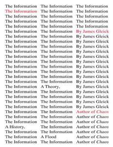 THE INFORMATION - JAMES GLEICK