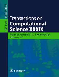TRANSACTIONS ON COMPUTATIONAL SCIENCE XXXIX - MARINA L GAVRILOVA
